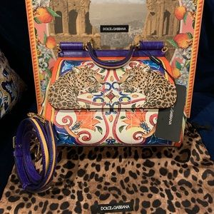 NEW DOLCE & GABBANA Majolica Leo Miss Sicily